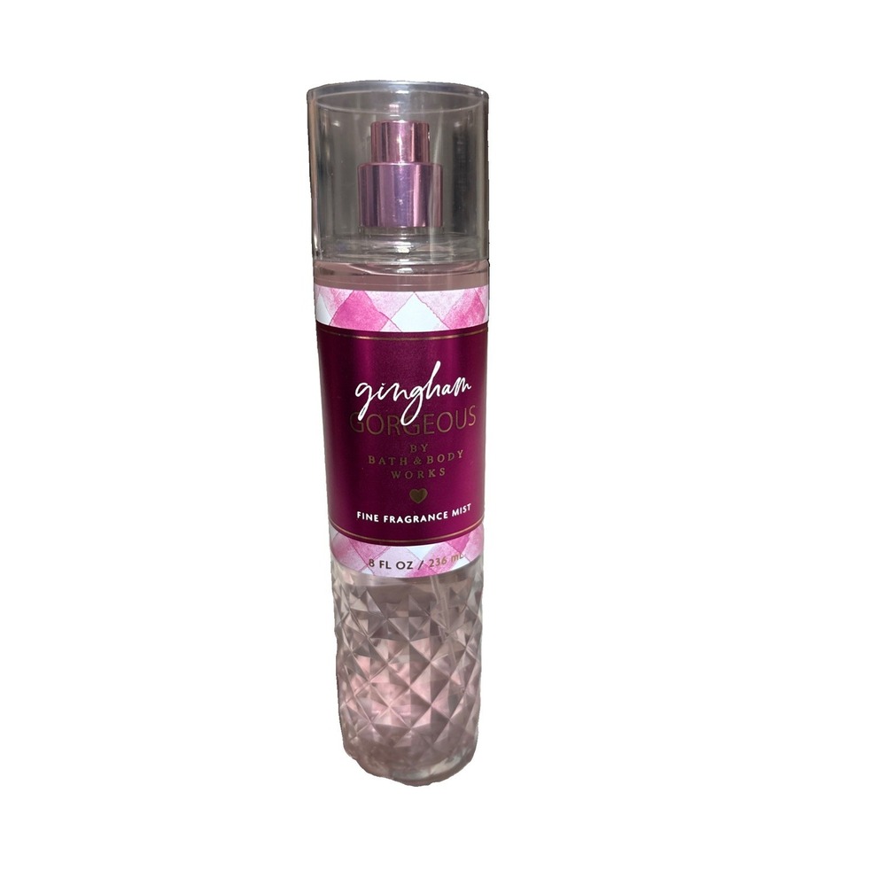 Bath Body Works GINGHAM GORGEOUS Fine Fragrance Mist 8 oz Pink